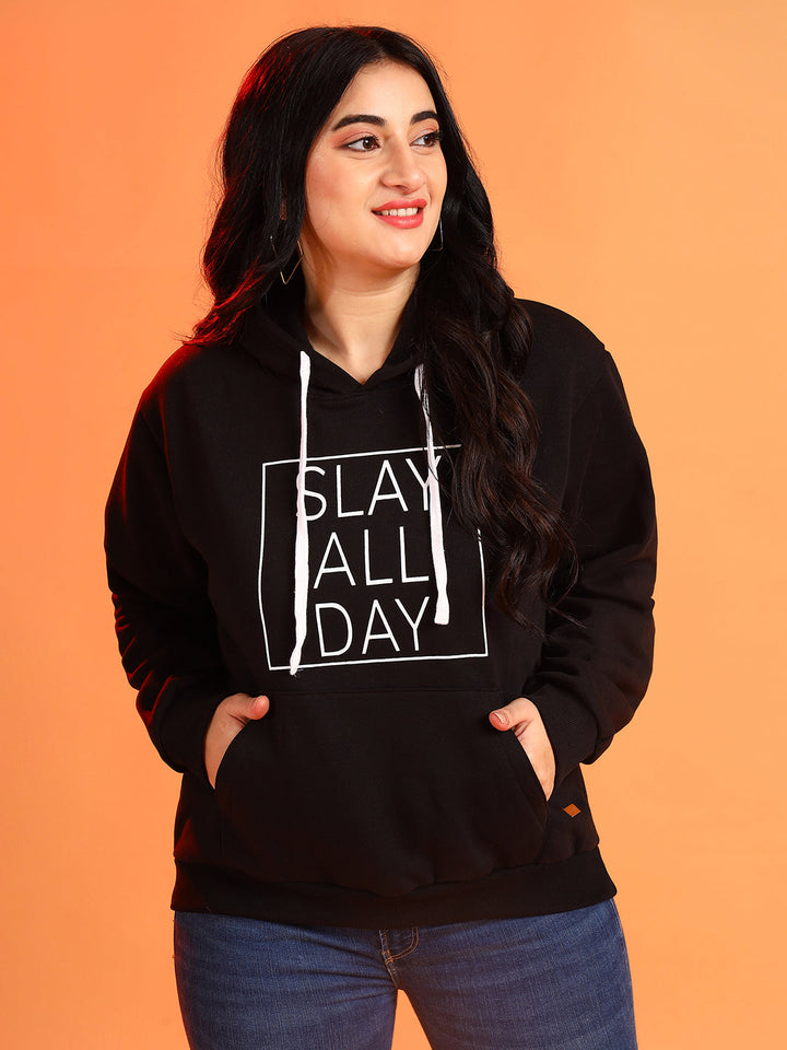 Printed Hooded Sweatshirt