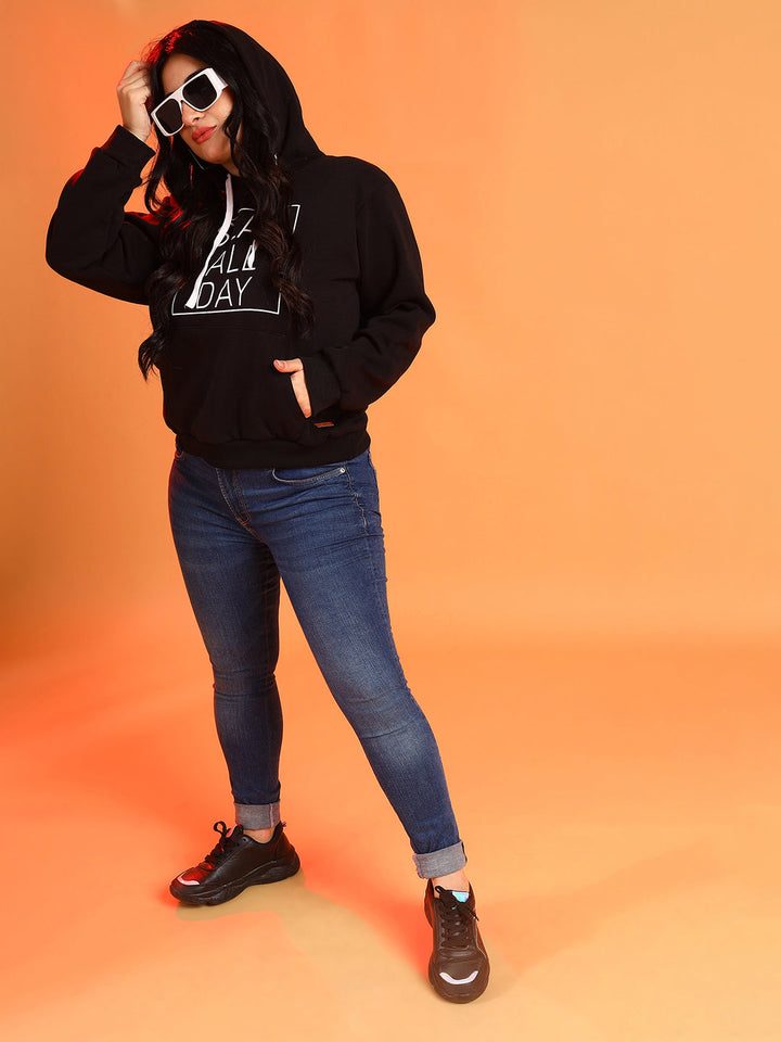 Printed Hooded Sweatshirt