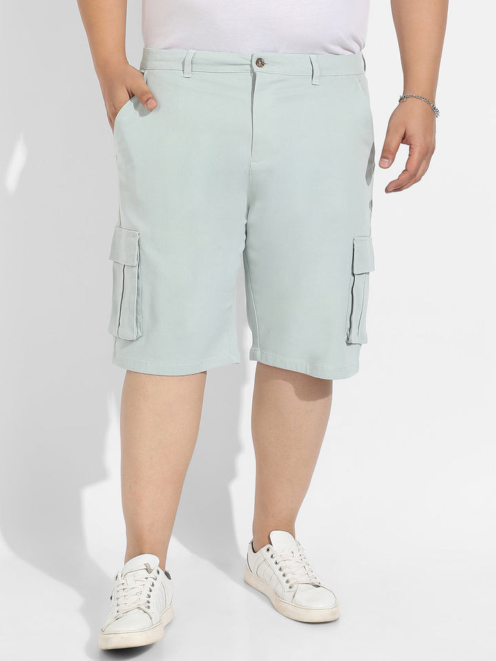 Sage Green Cargo Shorts