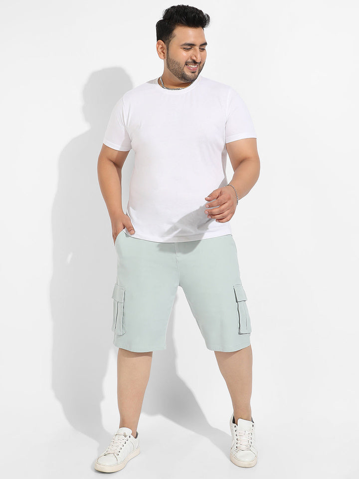 Sage Green Cargo Shorts