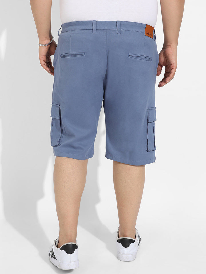 Blue Cargo Shorts