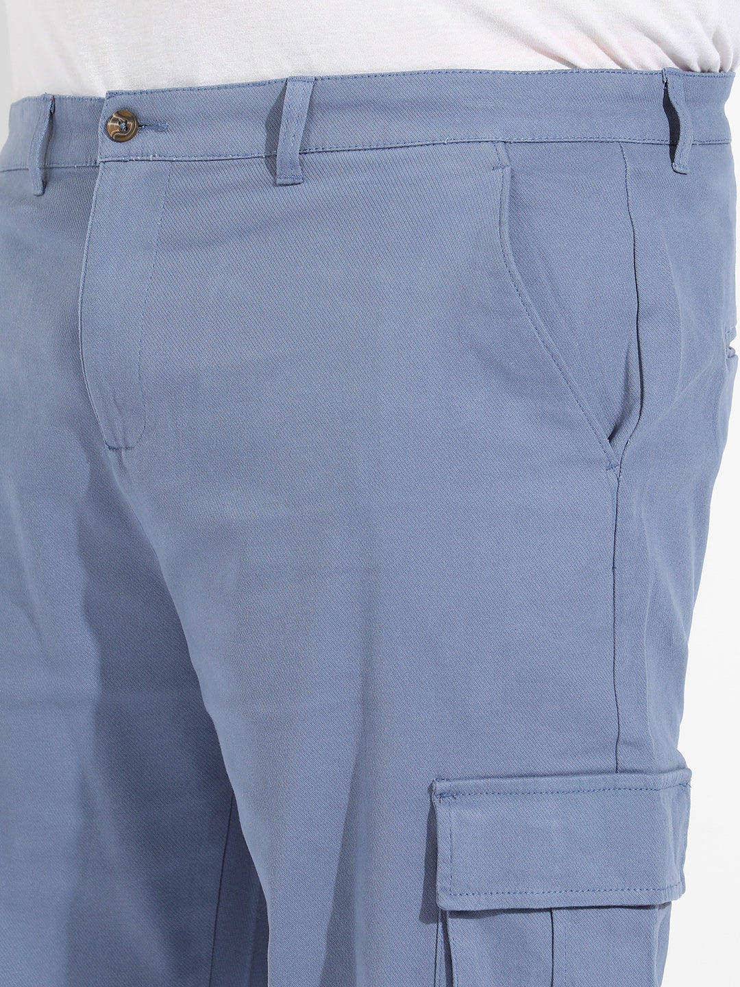 Blue Cargo Shorts