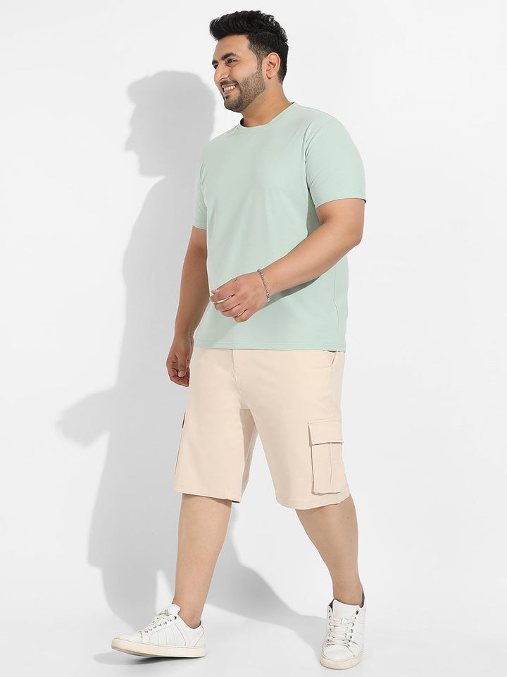 Sage Green Basic Regular Fit T-Shirt