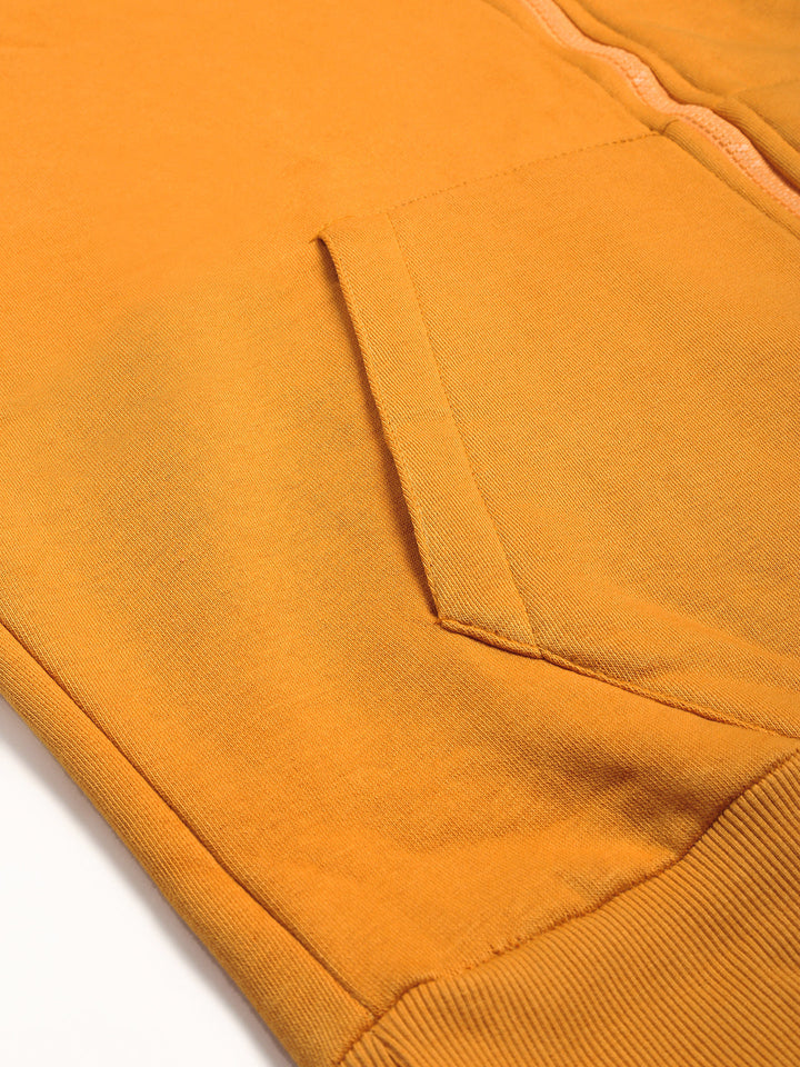 Solid Hooded Sweatshirt