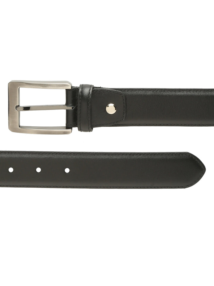 Plus Size Men Black Leather Formal Belt