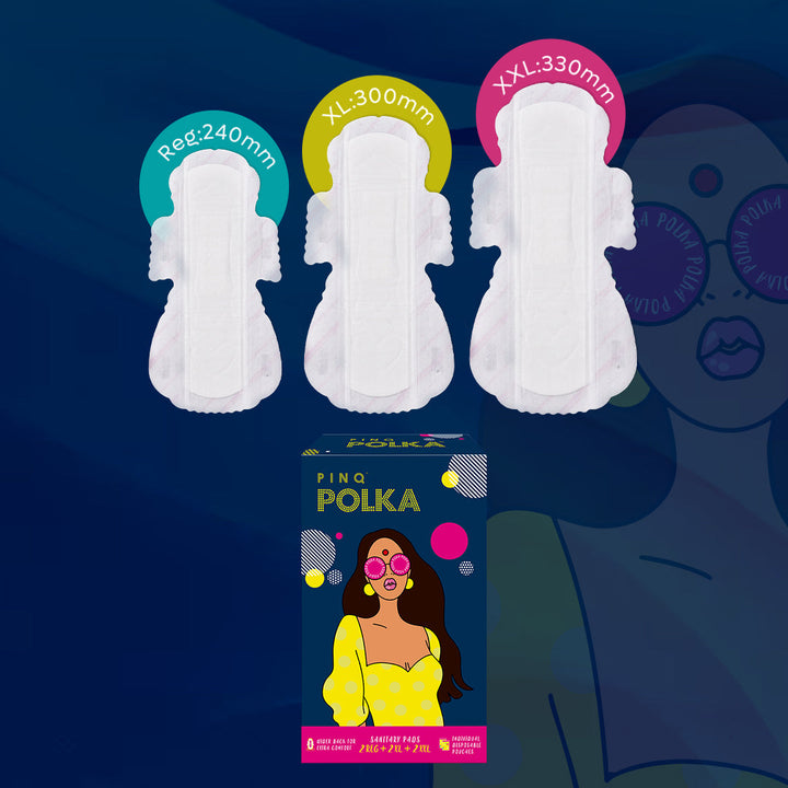 Sanitary Pads - Trial Pack (MRP ₹129 @ ₹59/-)
