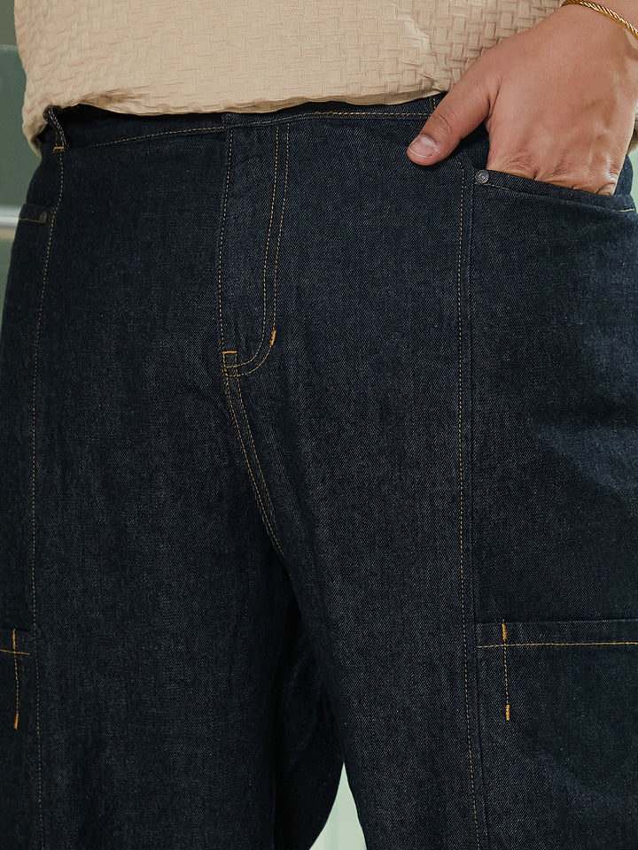 Baggy Cargo Denim Jeans