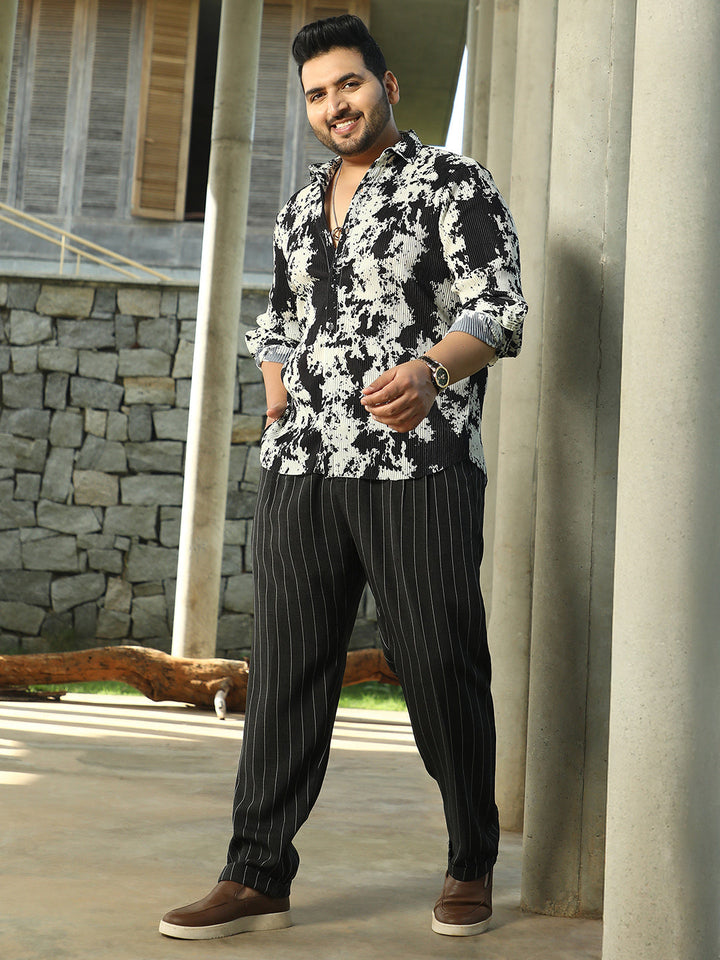 Splash-Pleat Shirt