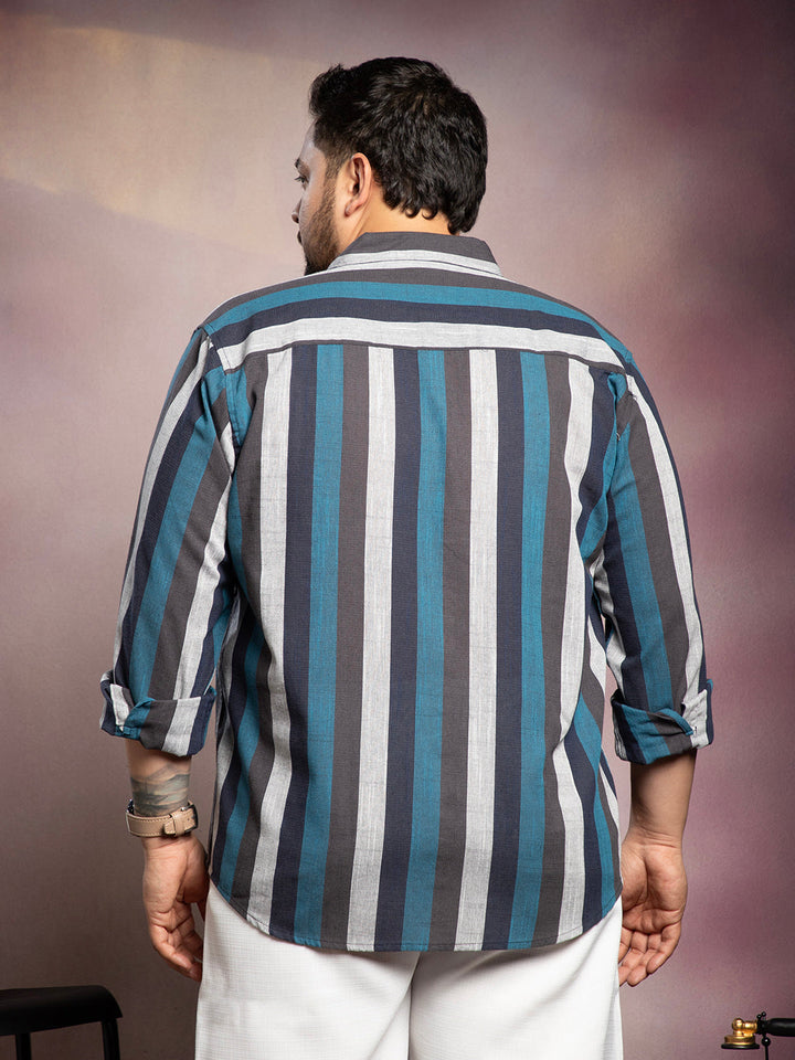 Block-Striped Shirt