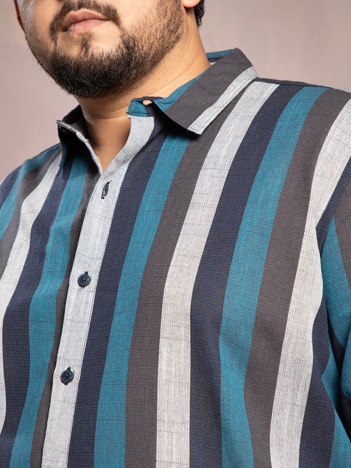 Block-Striped Shirt