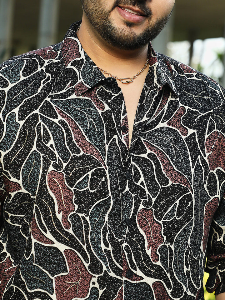 Speckled-Foliage Regular Shirt