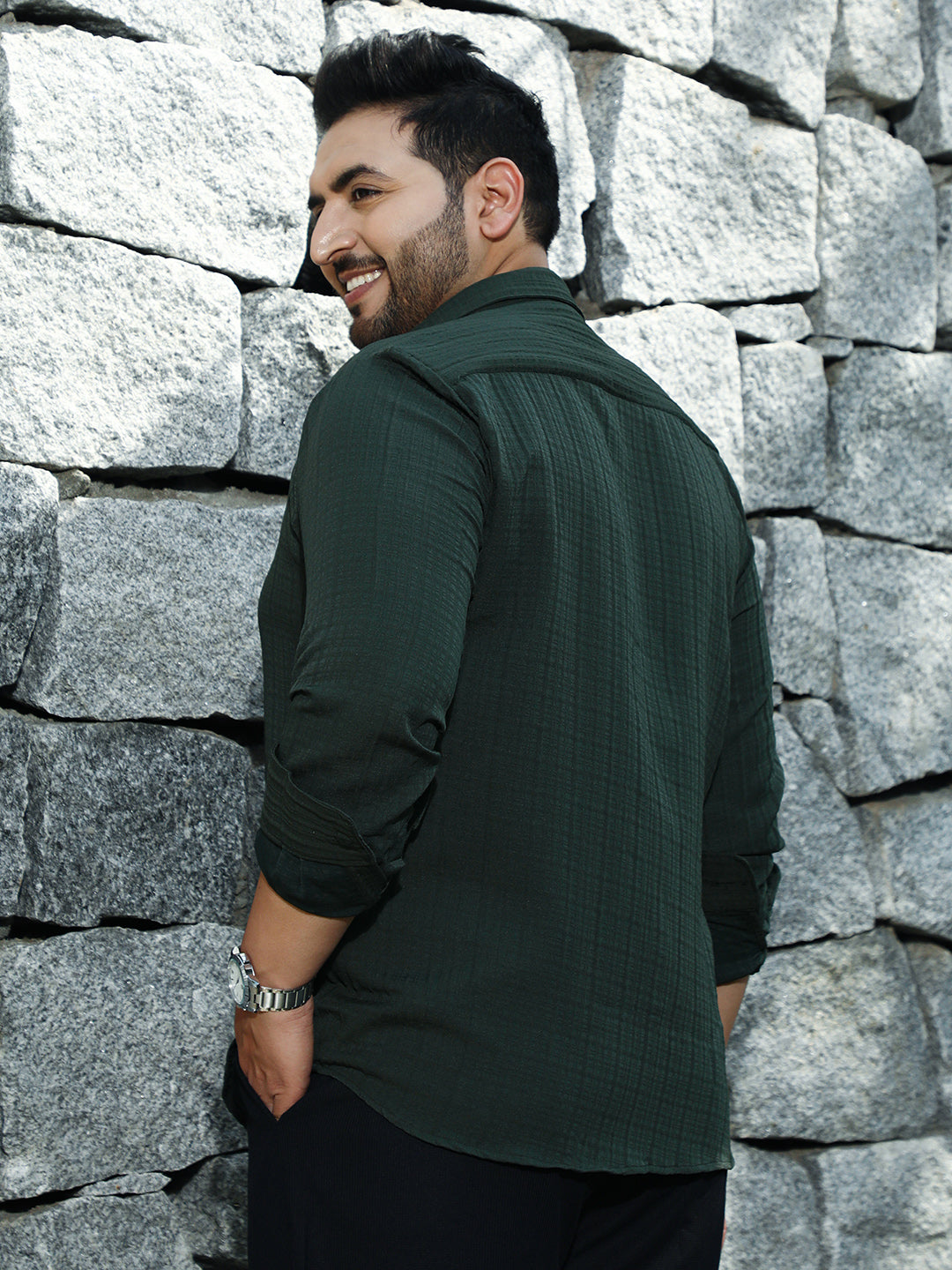 Tartan-Tactile Shirt