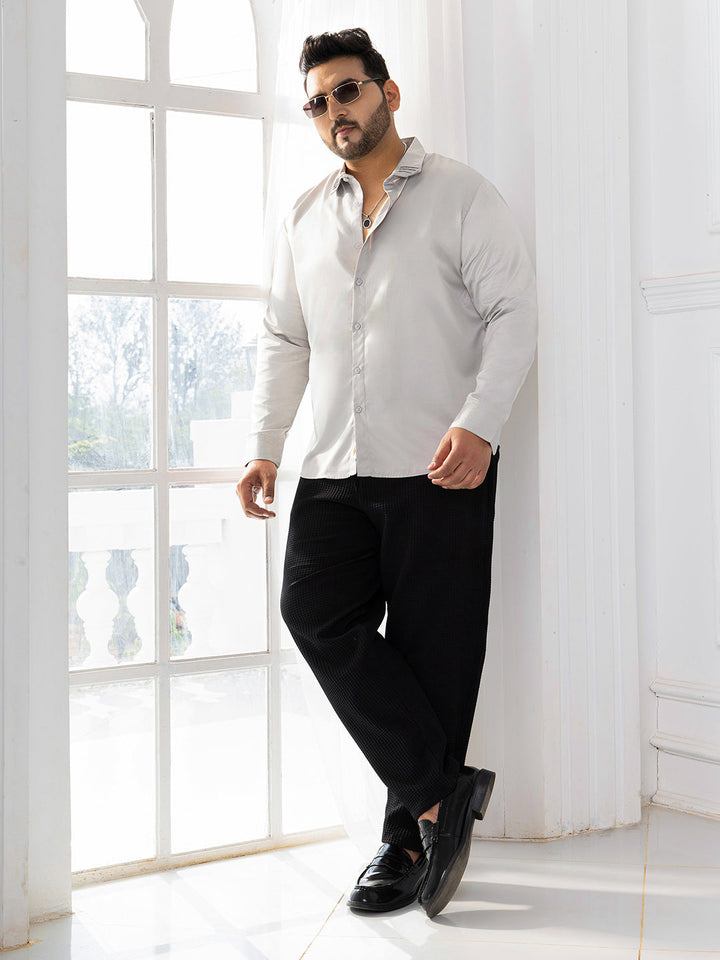 Pleated-Collar Shirt