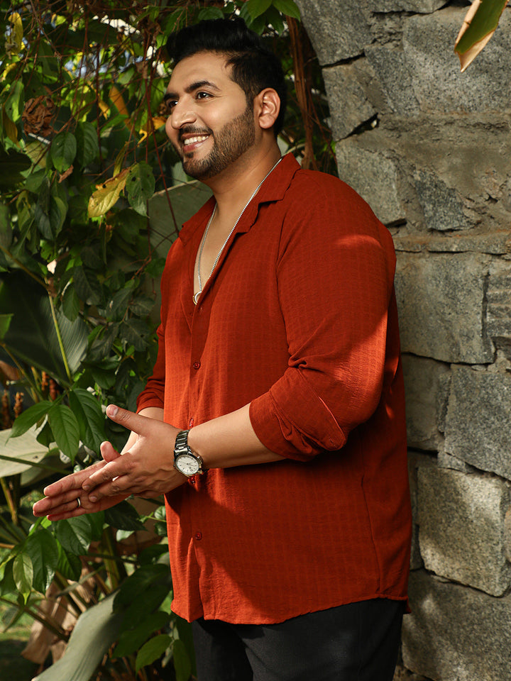 Cubic-Woven Regular Shirt
