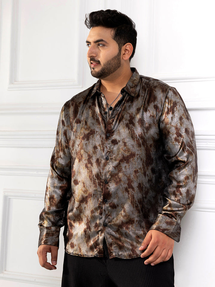 Metallic-Pigment Shirt