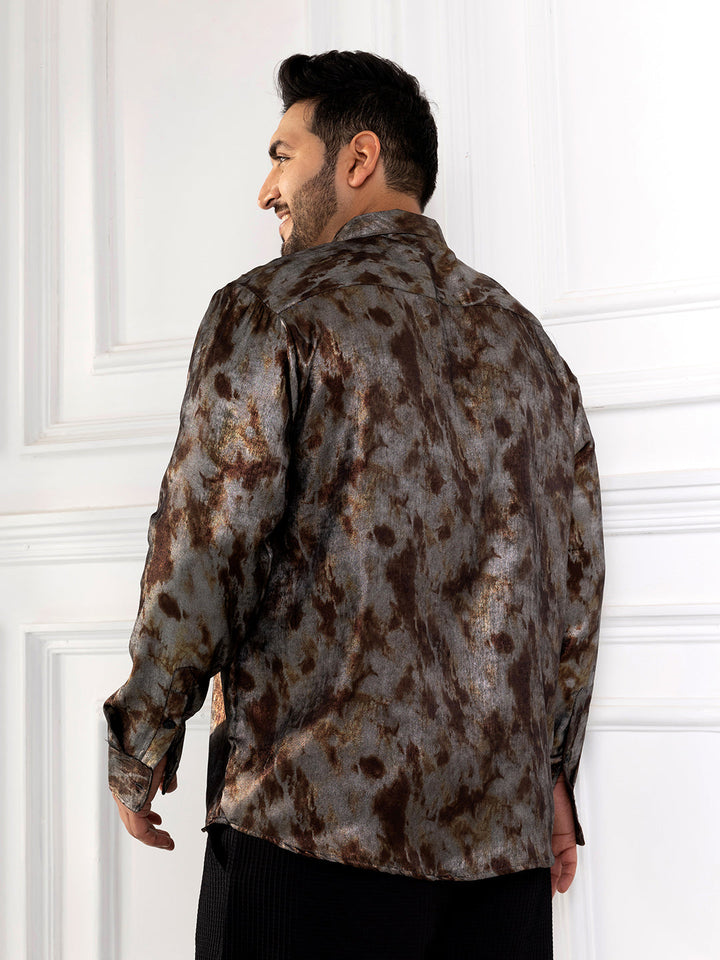 Metallic-Pigment Shirt