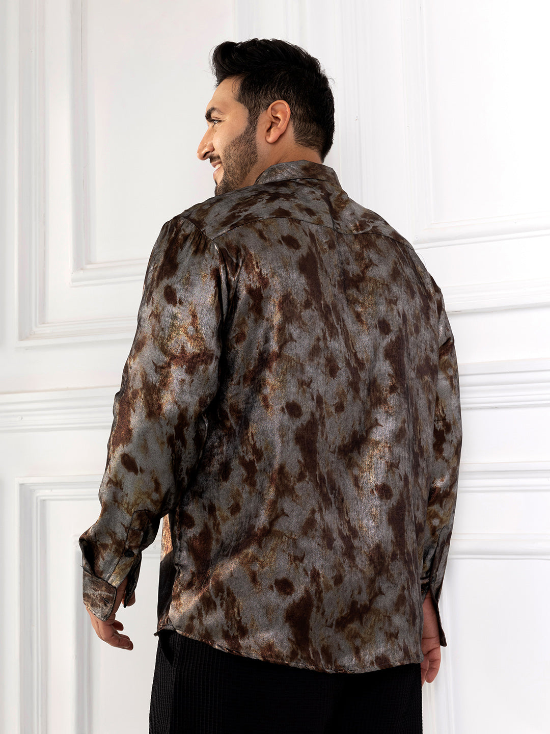 Metallic-Pigment Shirt