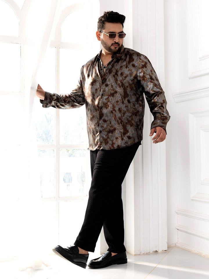 Metallic-Pigment Shirt