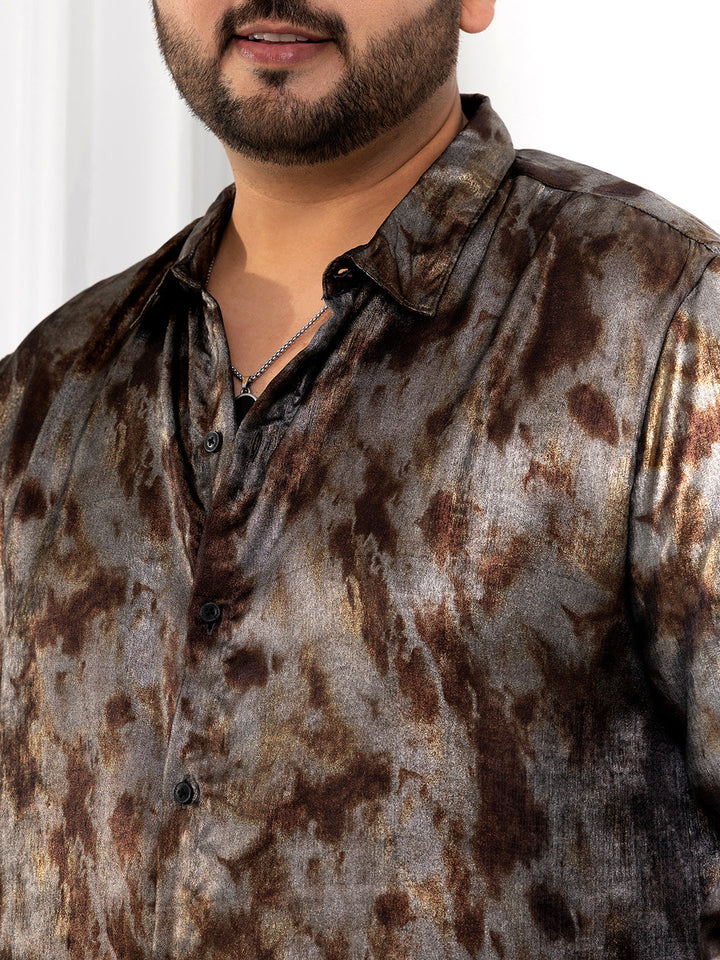 Metallic-Pigment Shirt