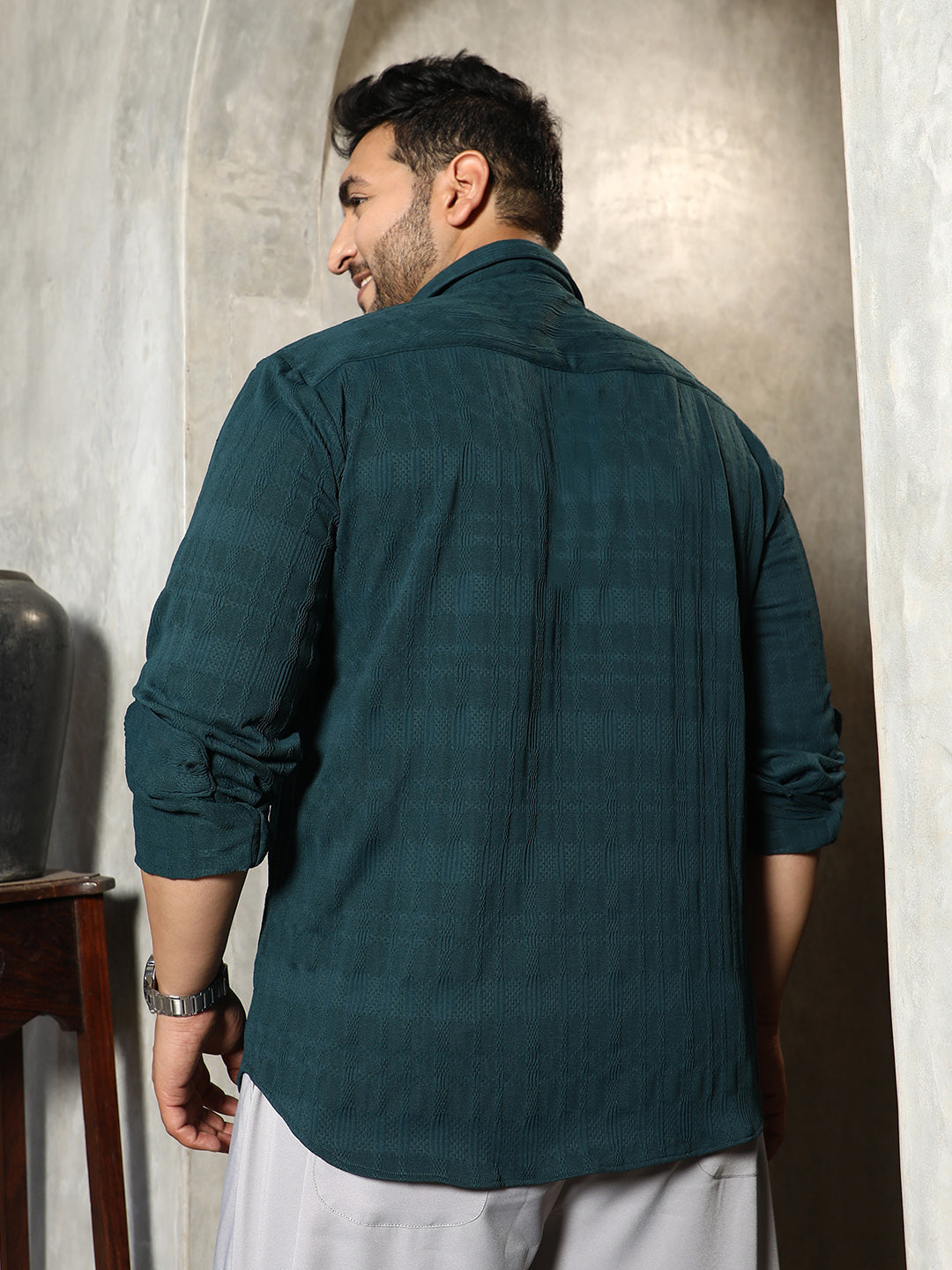 Braided-Knot Tactile Shirt