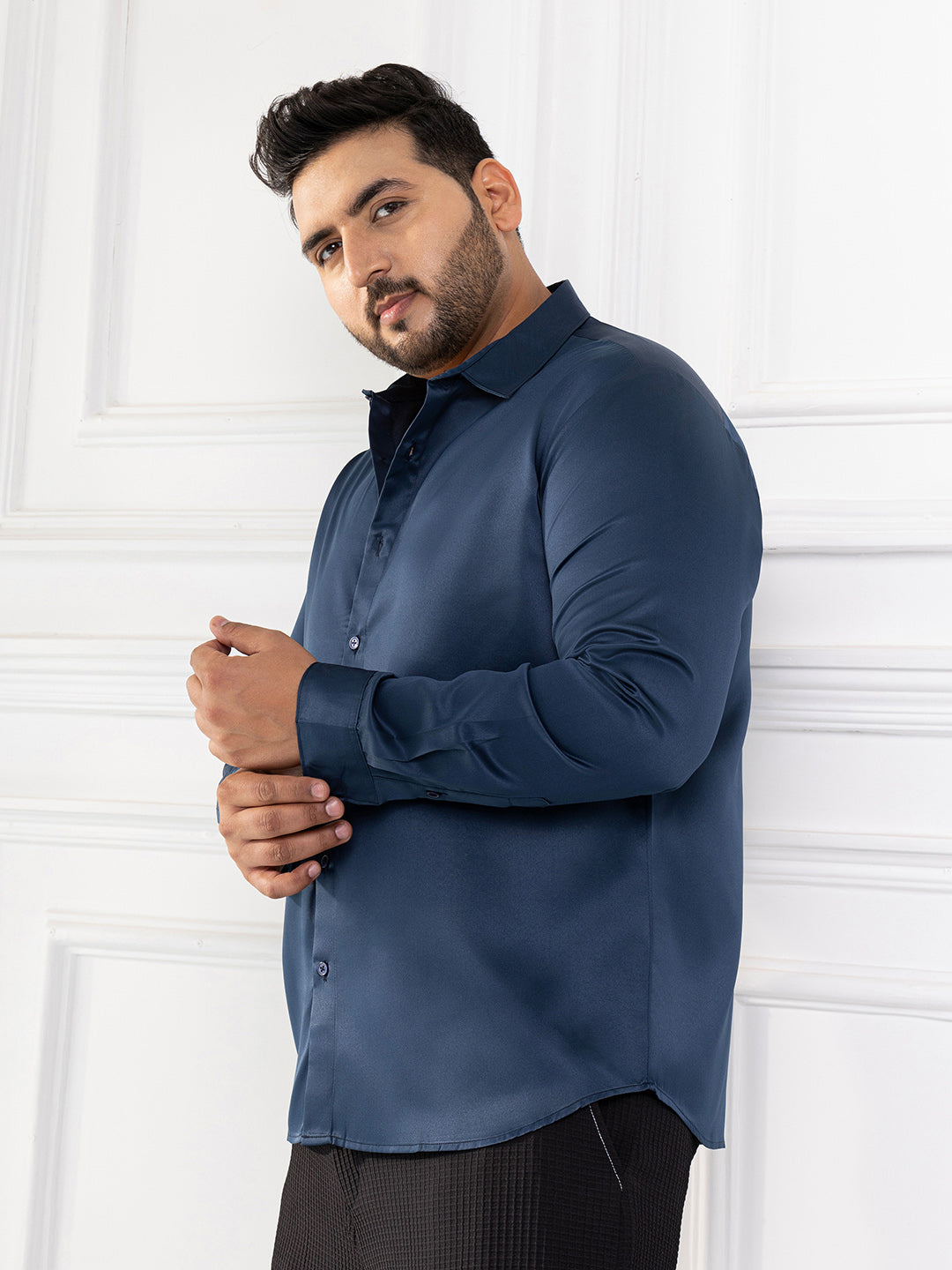 Satin Solid Shirt