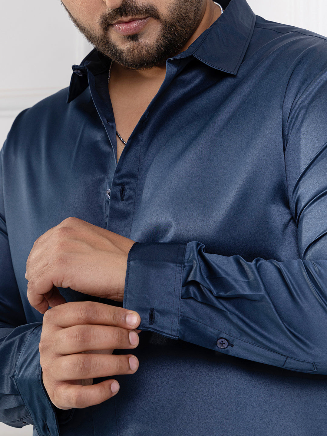 Satin Solid Shirt