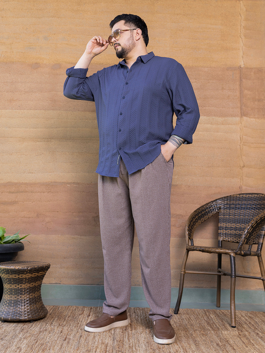 Parallel-Check Tactile Shirt