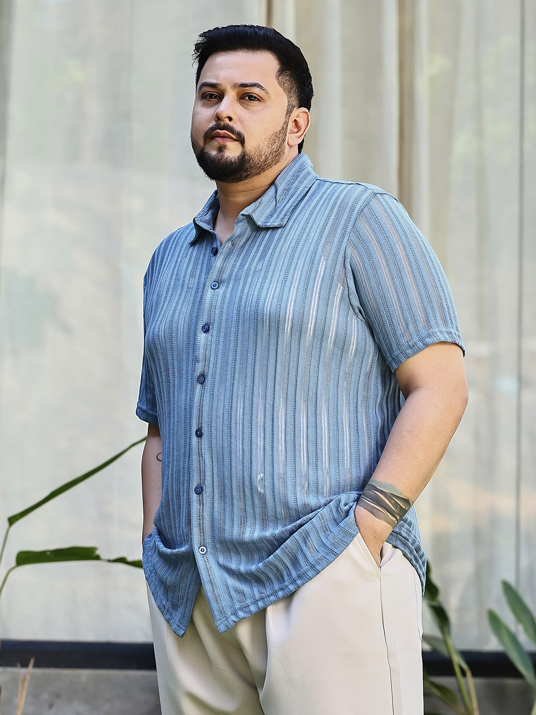 Ridge Knit Shirt