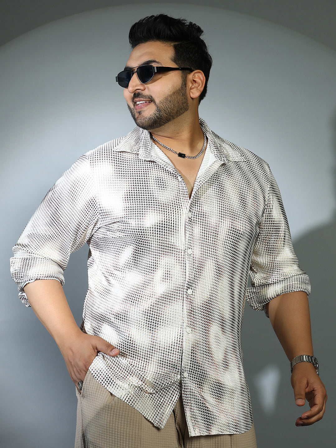 Prismic-Houndstooth Shirt