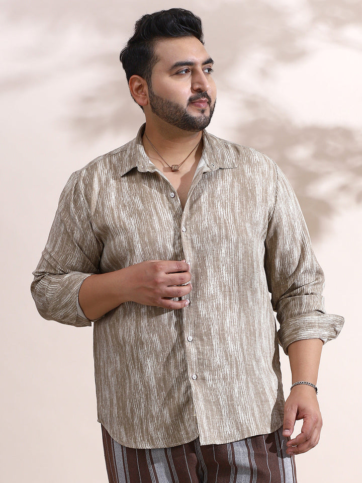 Distortion-Weave Shirt