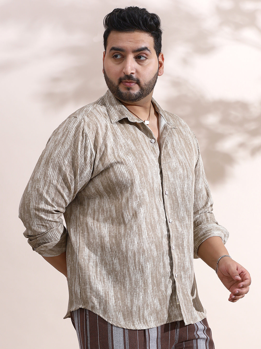 Distortion-Weave Shirt