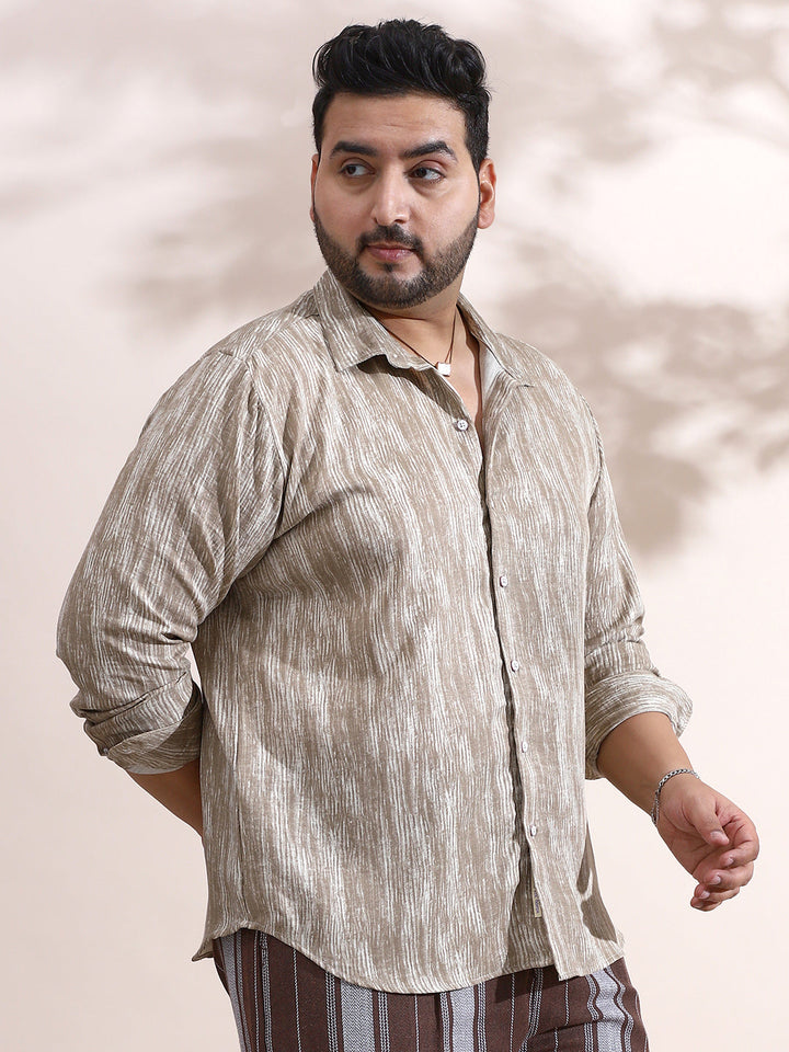 Distortion-Weave Shirt