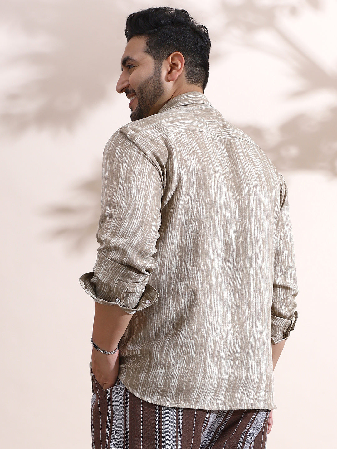 Distortion-Weave Shirt