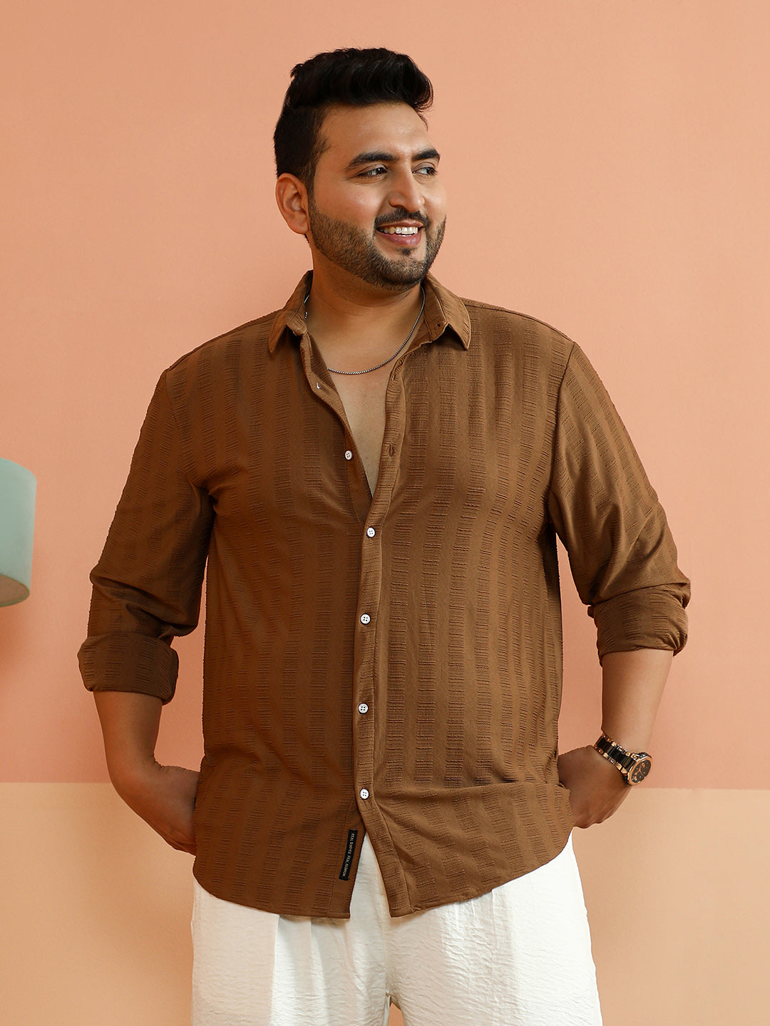 Ripple-Panel Tactile Shirt