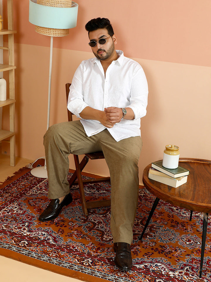 Solid Abstract-Tactile Shirt