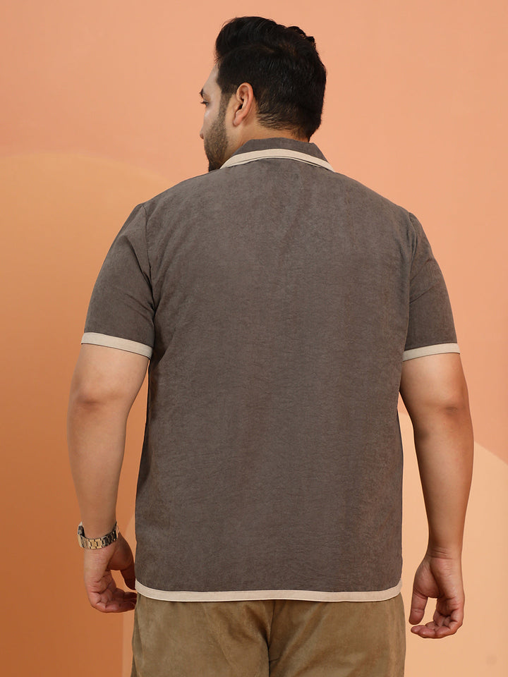 Contrast-Cuban Shirt