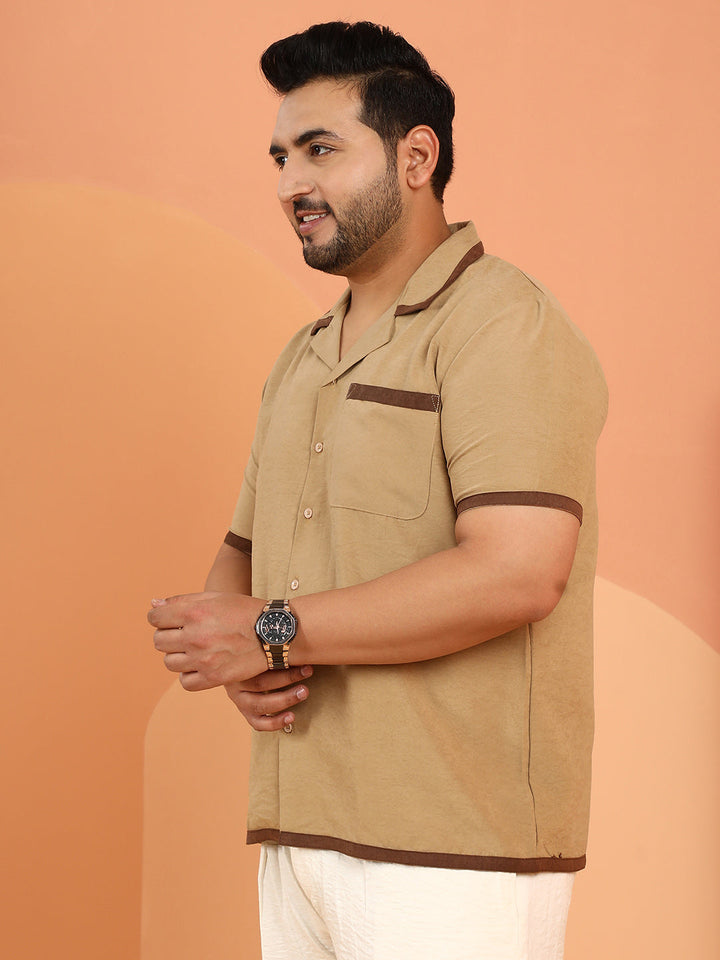 Contrast-Cuban Shirt
