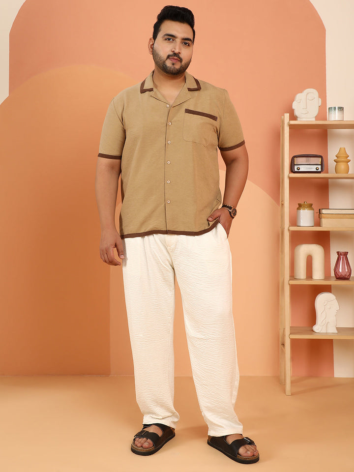 Contrast-Cuban Shirt