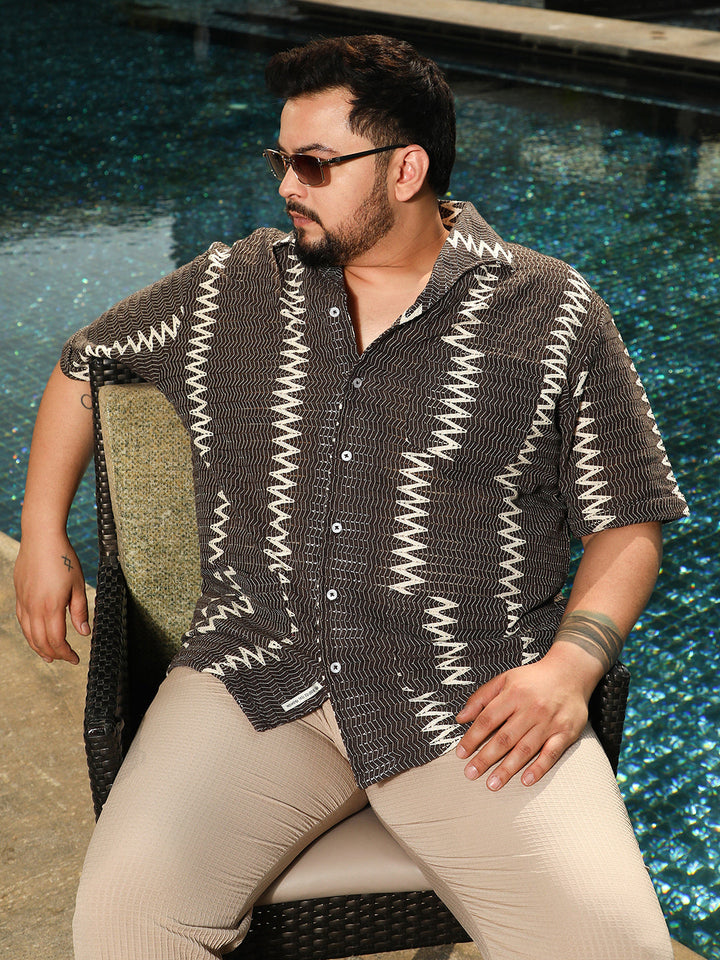 Ziggy-Weave Relaxed Shirt