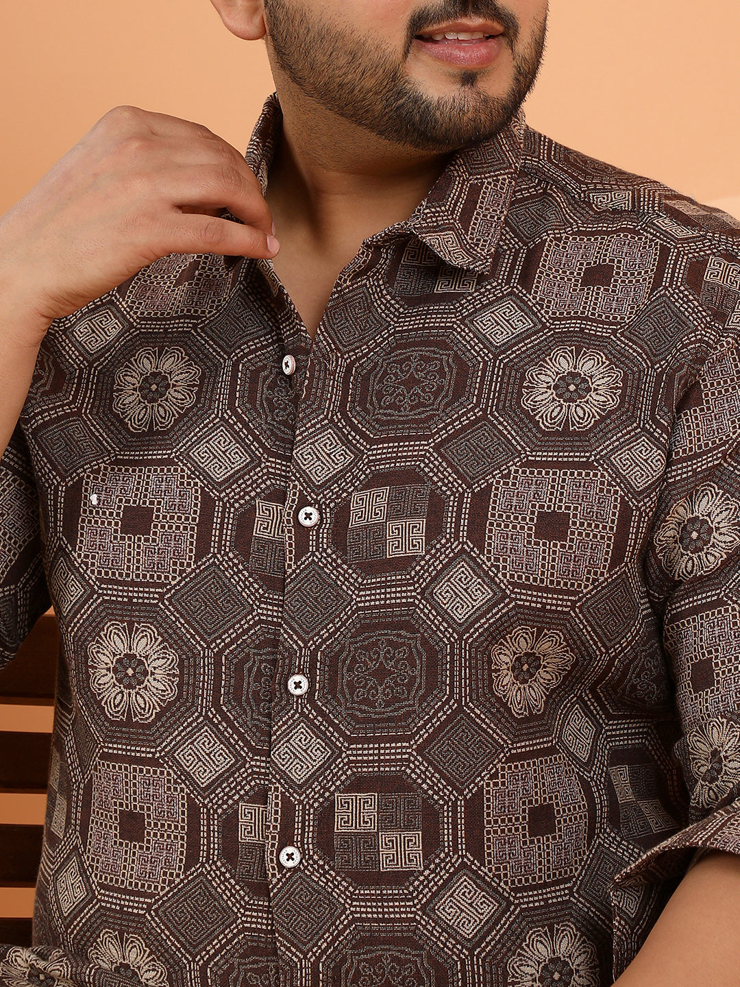 Floral-Kaleidoscopic Shirt