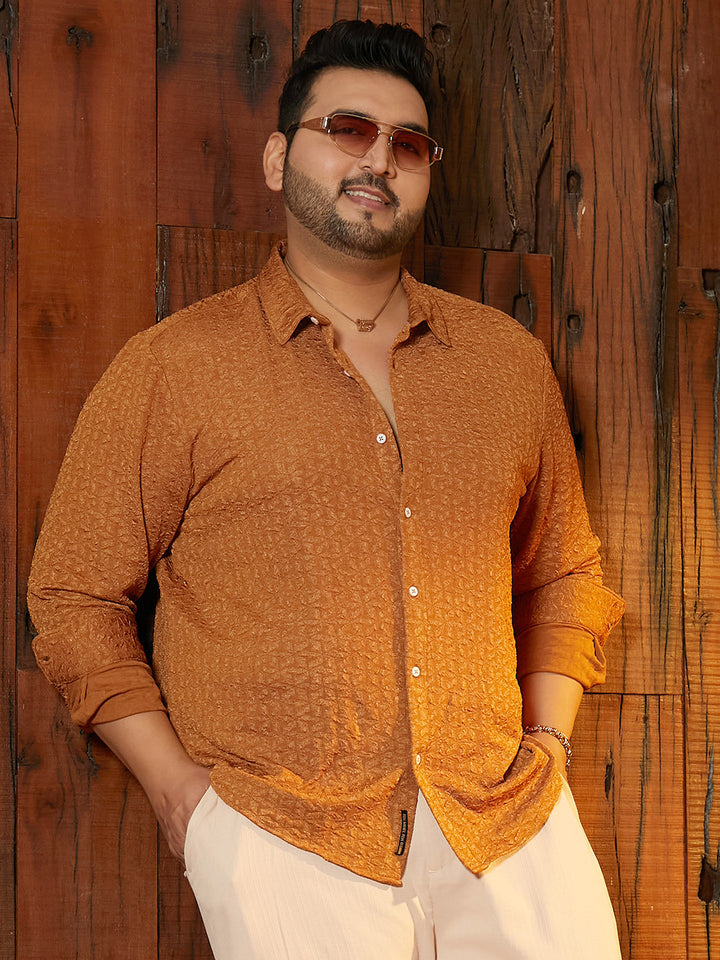 Bloom-Textured Shirt