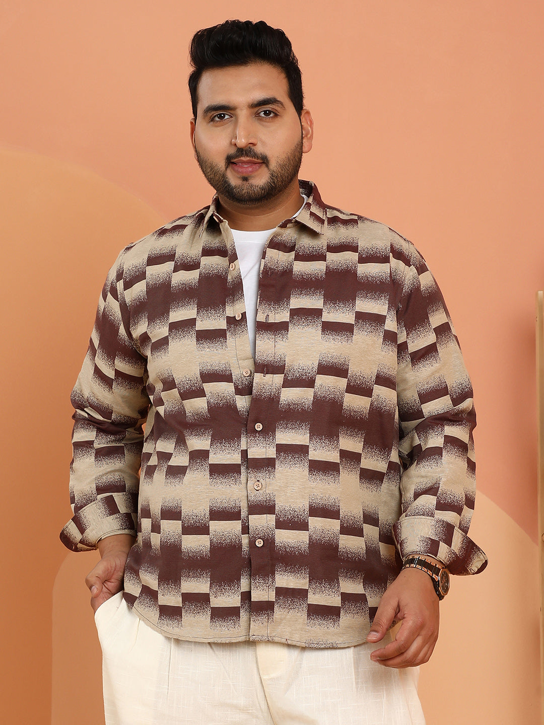 Ombre-Block Shirt