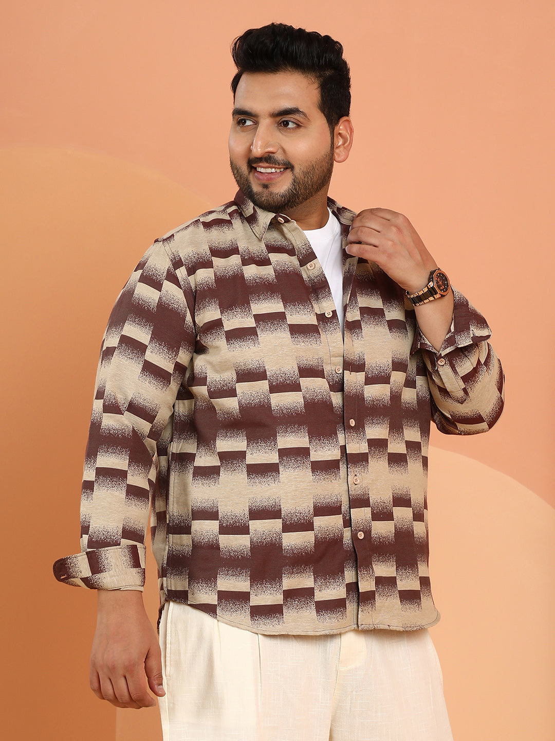 Ombre-Block Shirt
