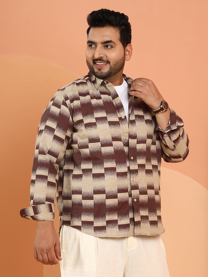 Ombre-Block Shirt
