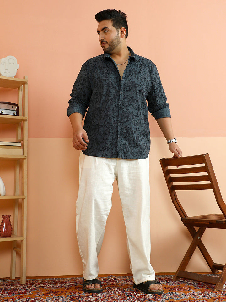Botanical-Jacquard Shirt