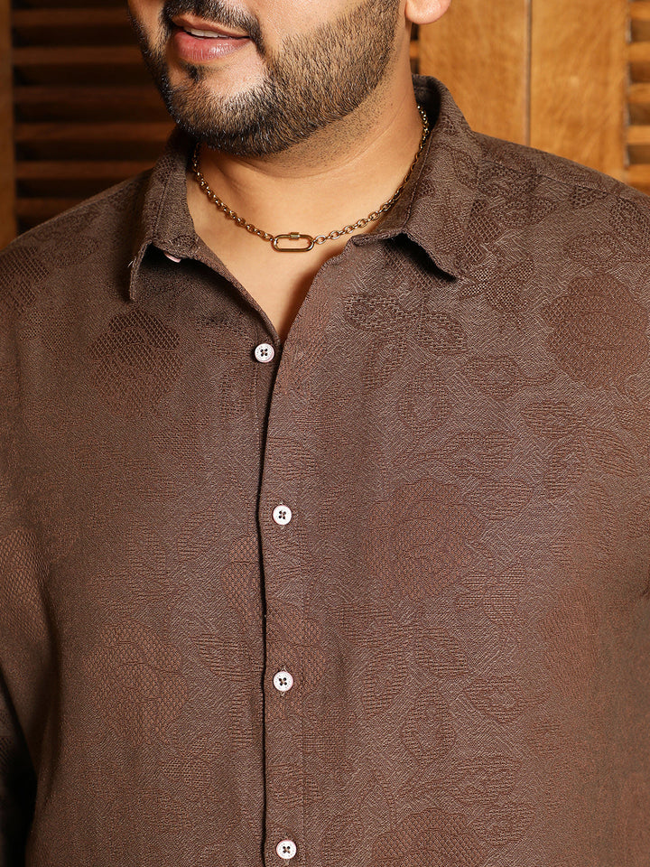 Rosa-Jacquard Shirt