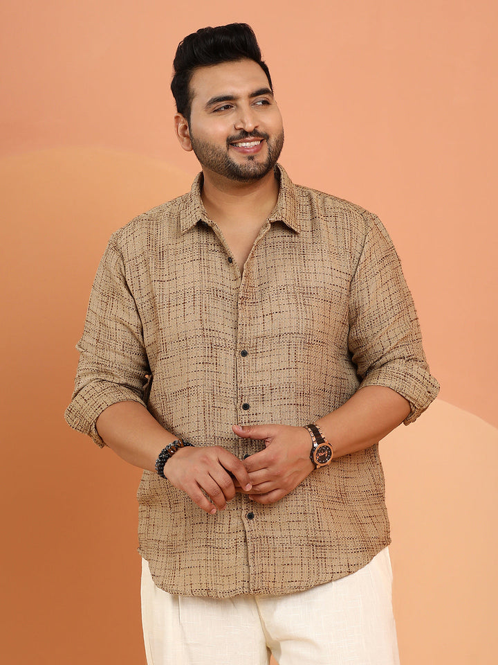 Contrast Interweave Shirt