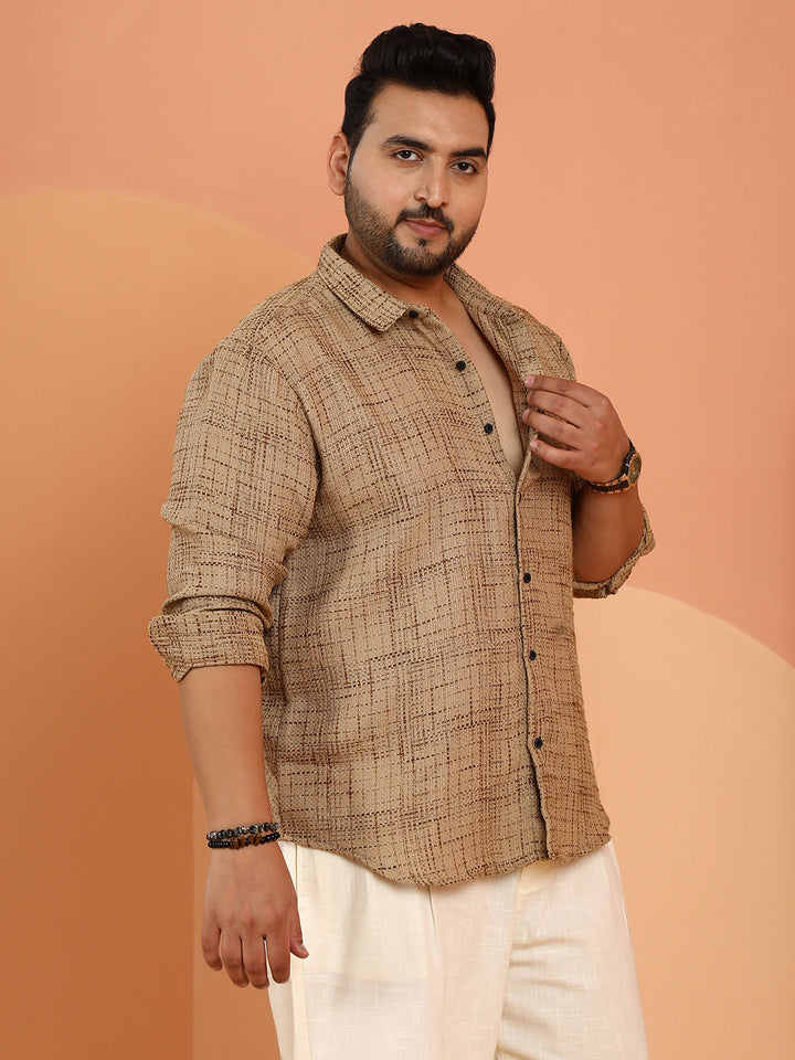 Contrast Interweave Shirt