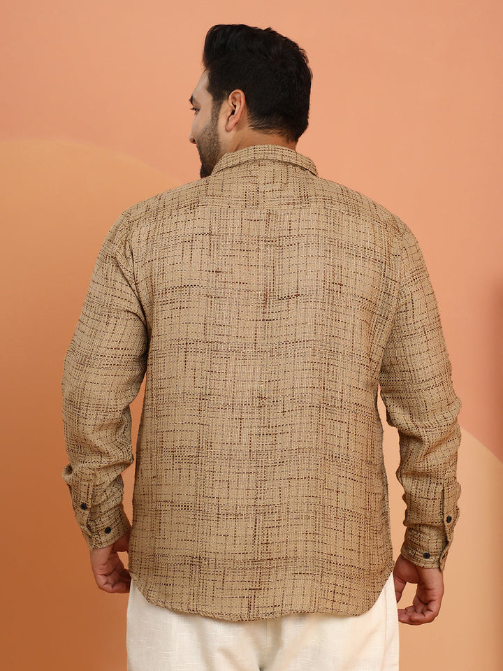 Contrast Interweave Shirt