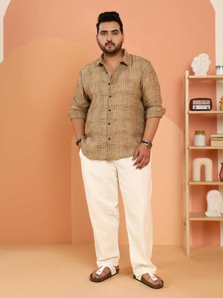 Contrast Interweave Shirt